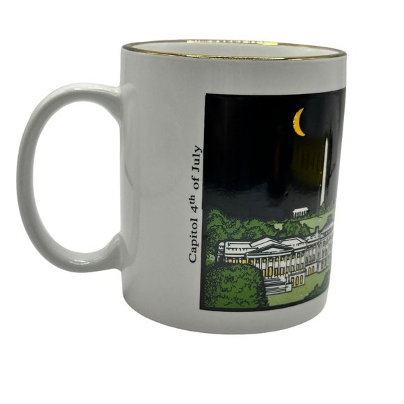 Fireworks USA Capitol Washington DC Mug 4th of July Heat Activated Wondermugs - Picture 5 of 15